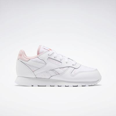 Reebok Kid's Classic Leather Shoes White,US-20135